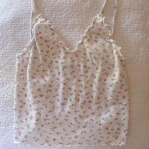 Adorable pink floral Nicolette tank!